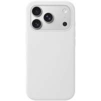 Husă siliconată cu MagSafe pentru iPhone 17 Pro Max - alb