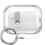 Carcasă transparentă cu închidere și carabină pentru AirPods Pro 3 - transparentă
