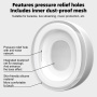 Ștergătoare de silicon de rezervă pentru AirPods Pro 3 - L - alb
