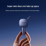 MOMAX UC19 set încărcător auto cu porturi USB-C / USB-A și cablu USB-C retractabil - 60W - 0,72 m - albastru închis
