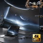 ESSAGER ES-HB01 hub 7în1 - disc SSD / slot pentru card SD / TF / 2x USB-C / 2x USB-A la USB-C - gri închis