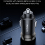 Yesido Y74 încărcător auto cu port USB-C - 30W - negru