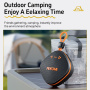 WEKOME WD-07 boxă Bluetooth fără fir - portocaliu-negru