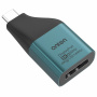ONTEN UC103 adaptor video - Display Port la USB-C - petrol