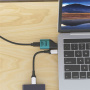 ONTEN UC103M adaptor video - Mini Display Port la USB-C - petrol