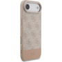 Guess 4G husă cu dungi pentru iPhone Air - roz