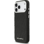 Karl Lagerfeld Husă cu logo repetat granulat cu MagSafe pentru iPhone 17 Pro Max - negru