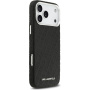Karl Lagerfeld Husă cu logo repetat granulat cu MagSafe pentru iPhone 17 Pro Max - negru