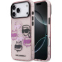 Karl Lagerfeld IML husă multiplă K&CH pentru iPhone 17 Pro Max - roz