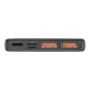 Baseus Adaman powerbankă cu porturi USB-C / 2x USB-A - 10.000 mAh - negru