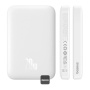 Baseus Magnetic Mini Air power bankă wireless MagSafe cu port USB-C - 6.000 mAh - alb