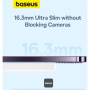 Baseus Magnetic Mini Air power bankă wireless MagSafe cu port USB-C - 6.000 mAh - alb