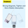 Baseus Magnetic Mini Air power bankă wireless MagSafe cu port USB-C - 6.000 mAh - alb