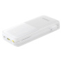 Powerbank Baseus Bipow 2 cu cablu USB-C integrat și porturi USB-C / USB-A - 20.000 mAh - alb