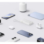Powerbank Baseus Bipow 2 cu cablu USB-C integrat și porturi USB-C / USB-A - 20.000 mAh - alb