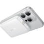 Powerbankă wireless Baseus PicoGo Qi2 MagSafe cu cablu USB-C integrat și port USB-C - 10.000 mAh - alb