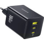Baseus EnerFill FE11 adaptor de încărcare rapidă cu porturi 2x USB-C / USB-A - 100W - negru