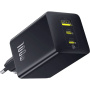Baseus EnerFill FE11 adaptor de încărcare rapidă cu porturi 2x USB-C / USB-A - 100W - negru