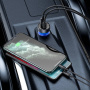 Baseus Particular încărcător auto cu porturi USB-C / USB-A - 65W - gri