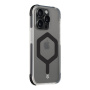 Tactical MagForce Hexagon husă rezistentă cu MagSafe pentru iPhone 15 Pro - negru