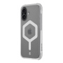 Carcasă rezistentă Tactical MagForce Hexagon cu MagSafe pentru iPhone 17 - albă