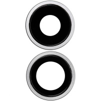 Carcasă rezervă pentru cameră spate pentru Apple iPhone 11 - alb