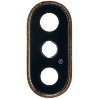 Capac de rezervă cameră spate, pentru Apple iPhone XS - auriu