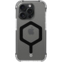 Tactical MagForce Hexagon husă rezistentă cu MagSafe pentru iPhone 15 Pro - negru