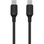 Tactical Fir cusătură împletit cablu de încărcare și date - USB-C la USB-C - 1 m - negru