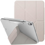 Carcasă UNIQ Camden Click cu suport origami și spațiu pentru Apple Pencil pentru iPad 10,9" (2022) / 11" (2025) - bej