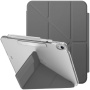 UNIQ Camden Click etui cu suport origami și spațiu pentru Apple Pencil pentru iPad 10,9" (2022) / 11" (2025) - gri