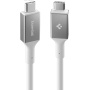 Spigen Esențial 240W încărcare și cablu de date - USB-C la USB-C - 1,2 m - alb
