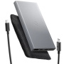 Spigen Essential powerbankă cu porturi 2x USB-C / USB-A - 10 000 mAh - gri