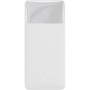 Power bankă Baseus Bipow cu porturi USB-C / 2x USB-A - 30.000 mAh - alb