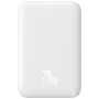 Baseus Magnetic Mini Air power bankă wireless MagSafe cu port USB-C - 6.000 mAh - alb