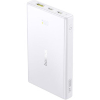 Power bankă Baseus PicoGo cu porturi 2x USB-C / USB-A - 10.000 mAh - alb