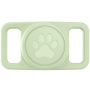 XDcase husă din silicon pentru fixare pe zgardă pentru AirTag 1 / 2 - verde