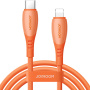 Cablu de date și încărcare JOYROOM S-A59 - USB-C la Lightning - 1,2 m - portocaliu