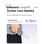 ESSAGER ES-X73 cablu de date și încărcare împletit - USB-A la USB-C - 25 cm - mov mentă
