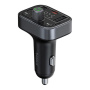 Baseus S09 Pro Transmițător FM Bluetooth auto cu porturi USB-C / 2x USB-A - negru