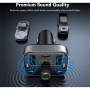 Baseus S09 Pro Transmițător FM Bluetooth auto cu porturi USB-C / 2x USB-A - negru