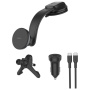 BELKIN Boost Charge Qi2 suport auto magnetic pentru bord și grila de ventilație cu încărcare wireless pentru iPhone - negru