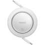 Baseus Free2Pull cablu de date și încărcare retractabil - USB-C la USB-C - 1 m - alb