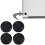 Picioruşe inferioare de rezervă, din cauciuc, pentru MacBook Pro 13" (A1278) / Pro 15" (A1286) / Pro 17" (A1297) - 4 buc. - negru