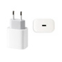 Set de încărcare rapidă Appleking 2in1 18W USB-C adaptor și USB-C / lightning cablu pentru iPhone / iPad - alb