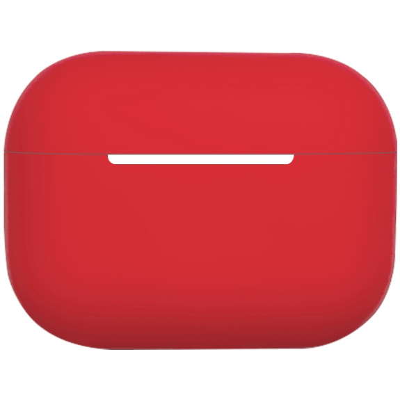 Husă de protecție din silicon pentru AirPods Pro 2 (2022) cu conector Lightning - roșu