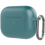 Husă de protecție din silicon cu carabină pentru AirPods Pro 2 (2022) cu conector Lightning - mentol