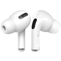 AhaStyle dopuri din silicon de rezervă pentru AirPods Pro 1 / 2 - S/M/L - alb