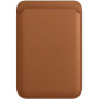 Buzunar magnetic pentru card pentru iPhone - maro