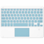 Tastatură wireless cu Bluetooth ?i touchpad - albastră